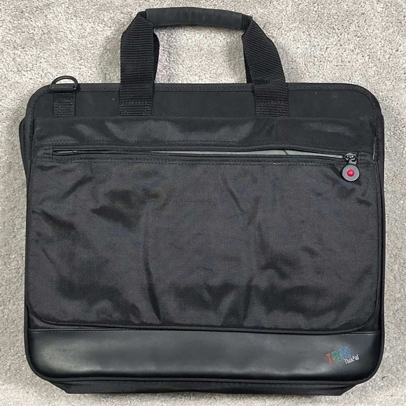 Ibm Other - Vintage IBM ThinkPad Black Laptop Messenger Bag Briefcase Shoulder Strap 16"